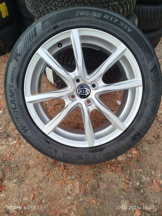 Koła Stalowe KIA STONIC 6,5Jx17(4x100,ET49)+Opony KUMHO 205/55R/17 95V