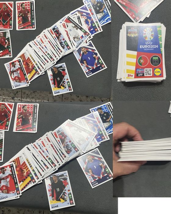 200 Cromos seleçao Portuguesa e cromos do euro 2024