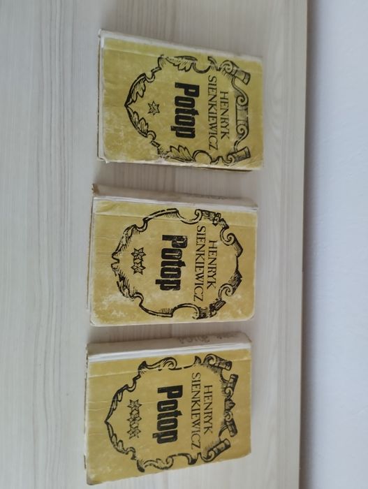 Potop tom 1 2 3 Hernyk Sienkiewicz książka