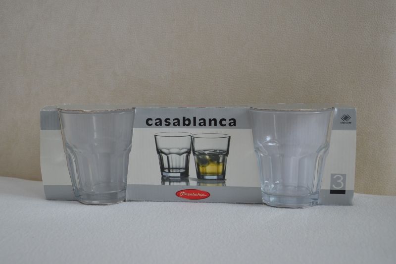 Pasabahce Casablanca nowy zestaw komplet szklanek szklanki do napojów