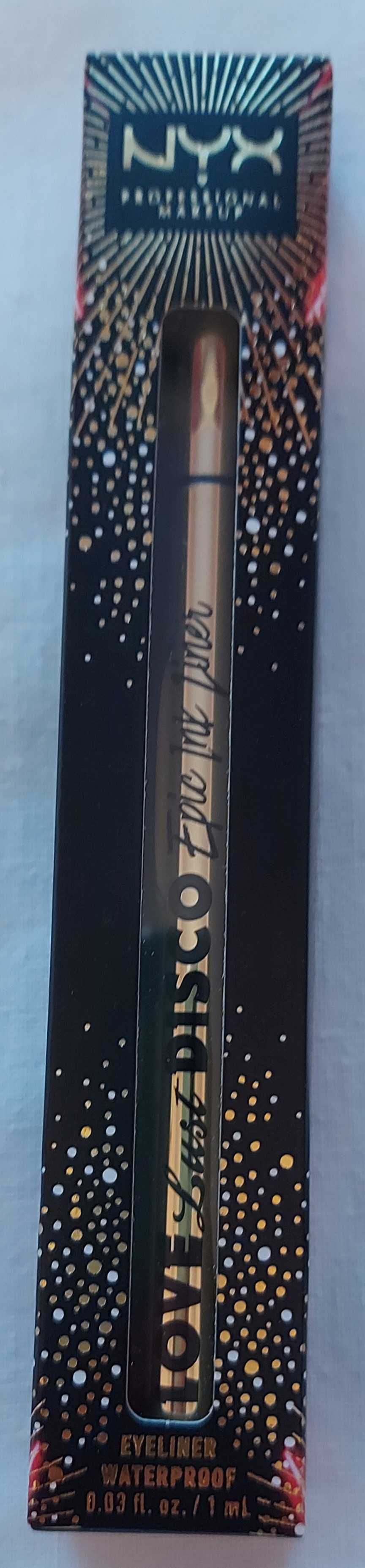 NYX Professional MakeUp czarny eyeliner w płynie NOWY