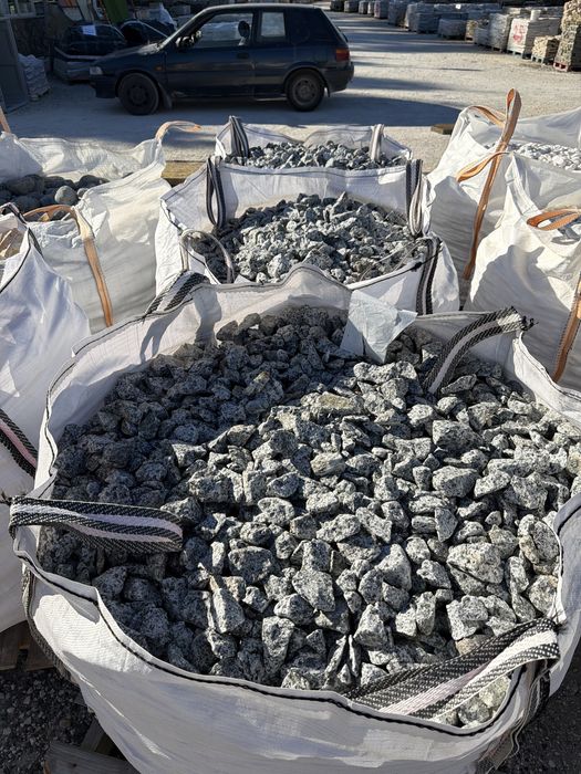 Brita preta decorativa jardim big bag