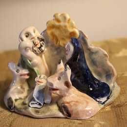 Pequeno presépio de Conceição Sapateiro . Figurado de Barcelos