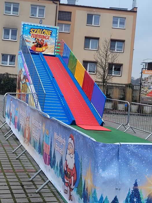 karuzela wenecka łańcuchowa zjeżdżalnia pontonowa jarmarki atrakcje
