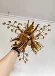 Ferroluce made in italy lampa zyrandol plafon Vintage mosiadz