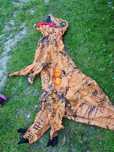 Dinozaur przebranie kostium dmuchany t-rex