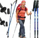 KIJKI TREKKINGOWE DO CHODZENIA para 2 sztuki nordic walking kije kij