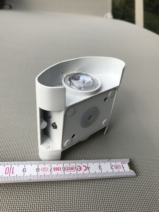 Lampa kinkiet ścienny elewacyjny 230V białe 2x1W barwa neutralna