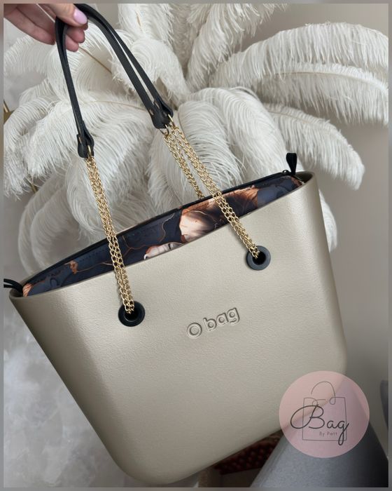 Obag O bag standard sabbia metal. Nowy zestaw by Patt