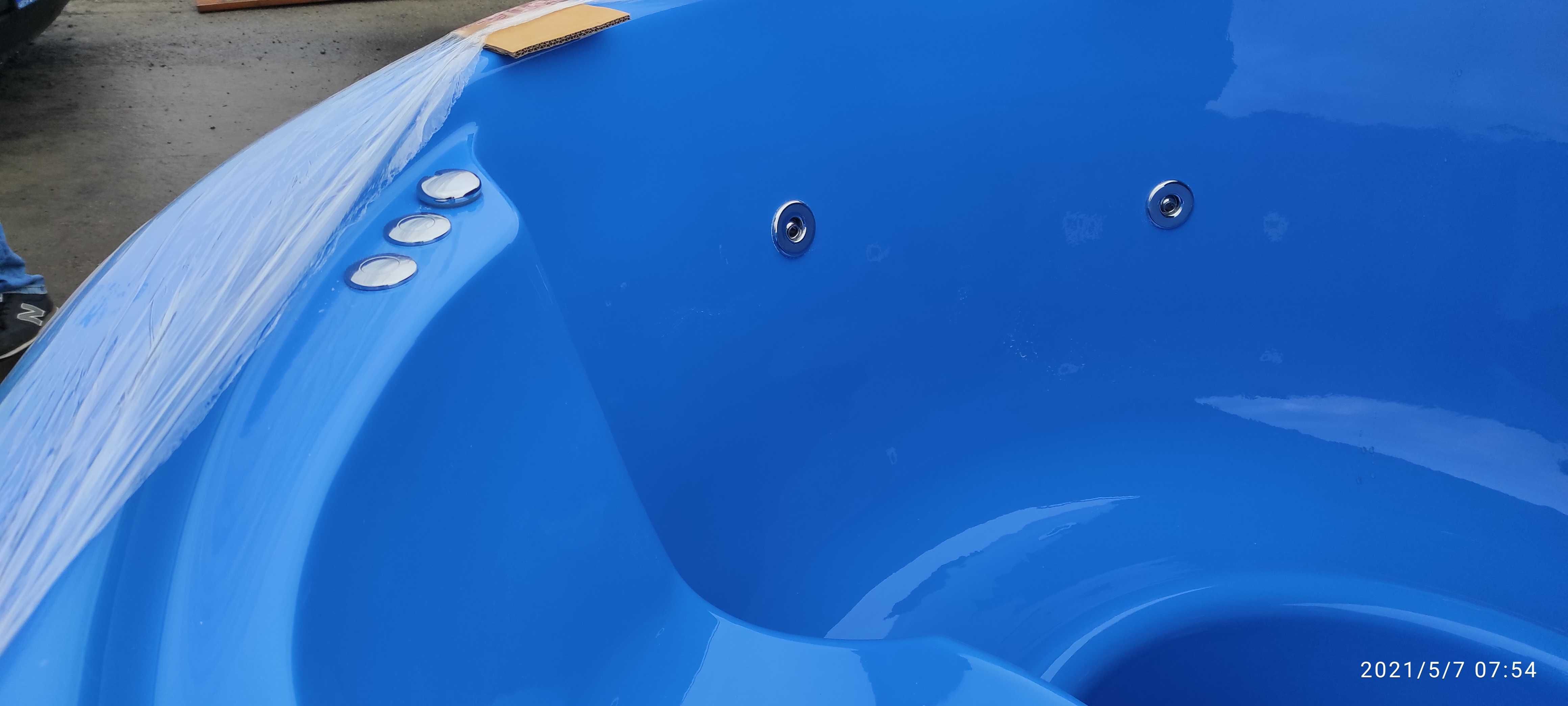 Balia ogrodowa 2m hot tub piec zewnętrzny masaż spa