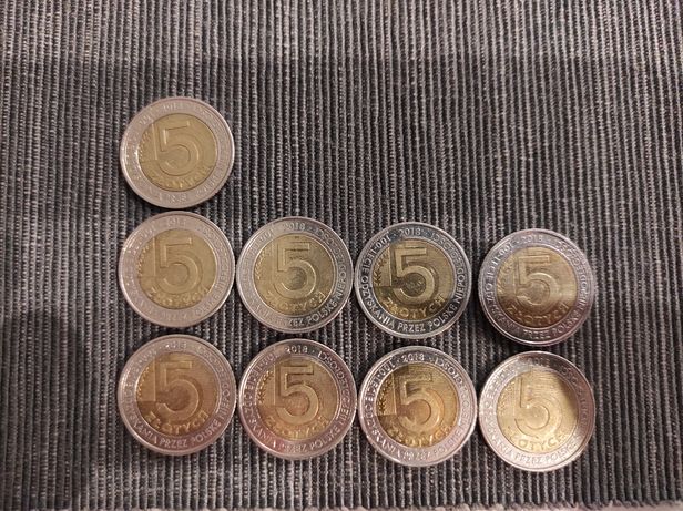 Monety 5 zł 100-lecie