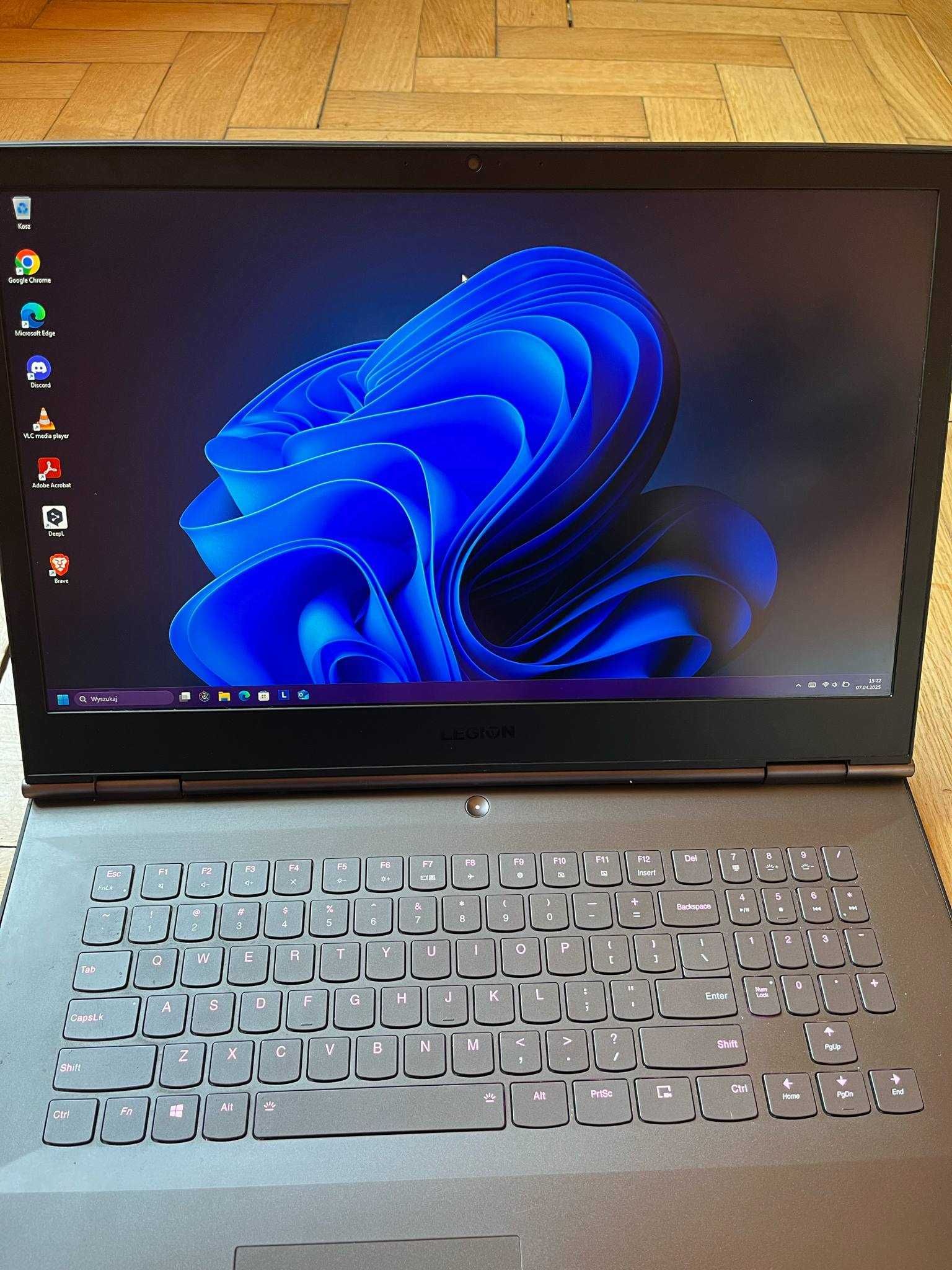 Nowy Laptop LEGION Lenovo Intel i7 32 GB RAM 2 TB Microsoft Windows 11