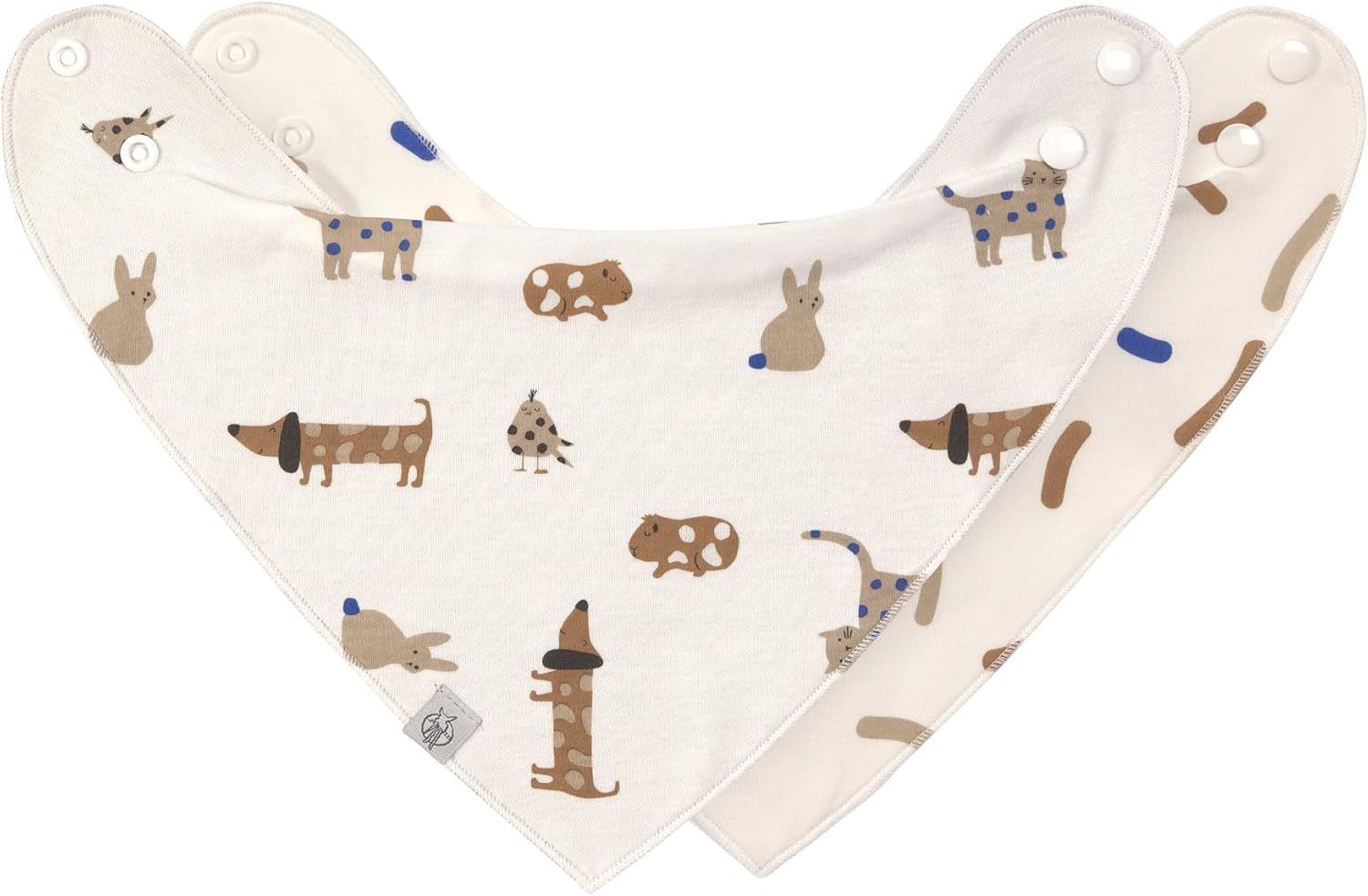 Śliniak Bandana Chustka Trójkątna Lassig 0Msc+ 2Szt