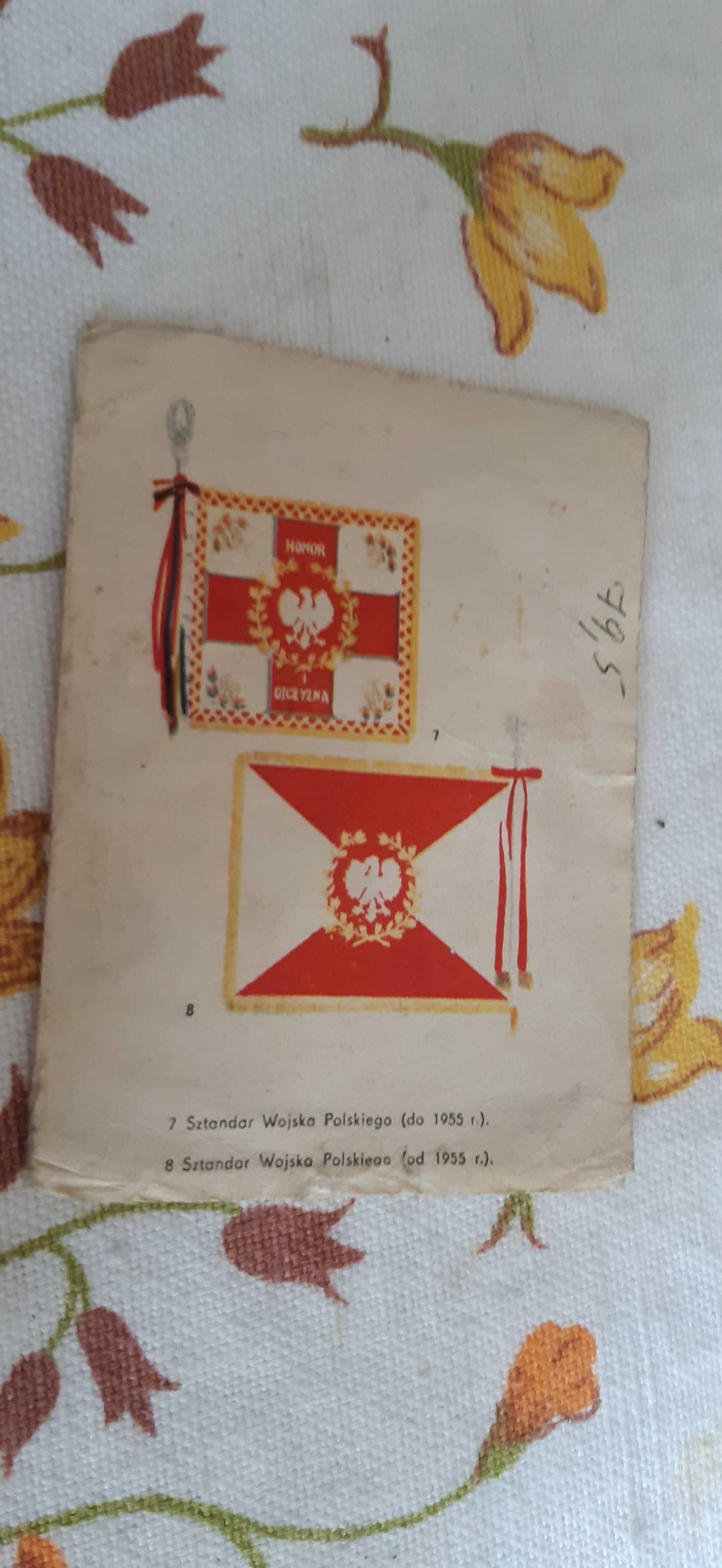 stara wkładka do książeczki wojskowej mapa i stopnie wojskowe