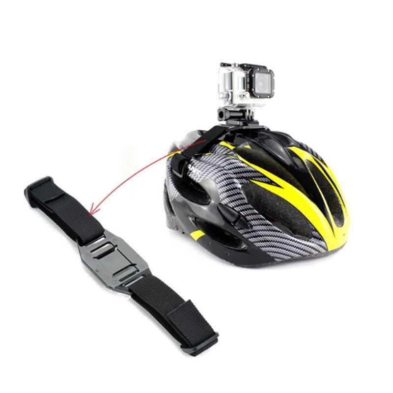 Suporte capacete de bicicleta ventilado compatível com gopro