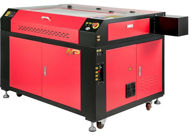 Máquina corte/gravação a laser co2 100W 90x60cm + chiller CW3000