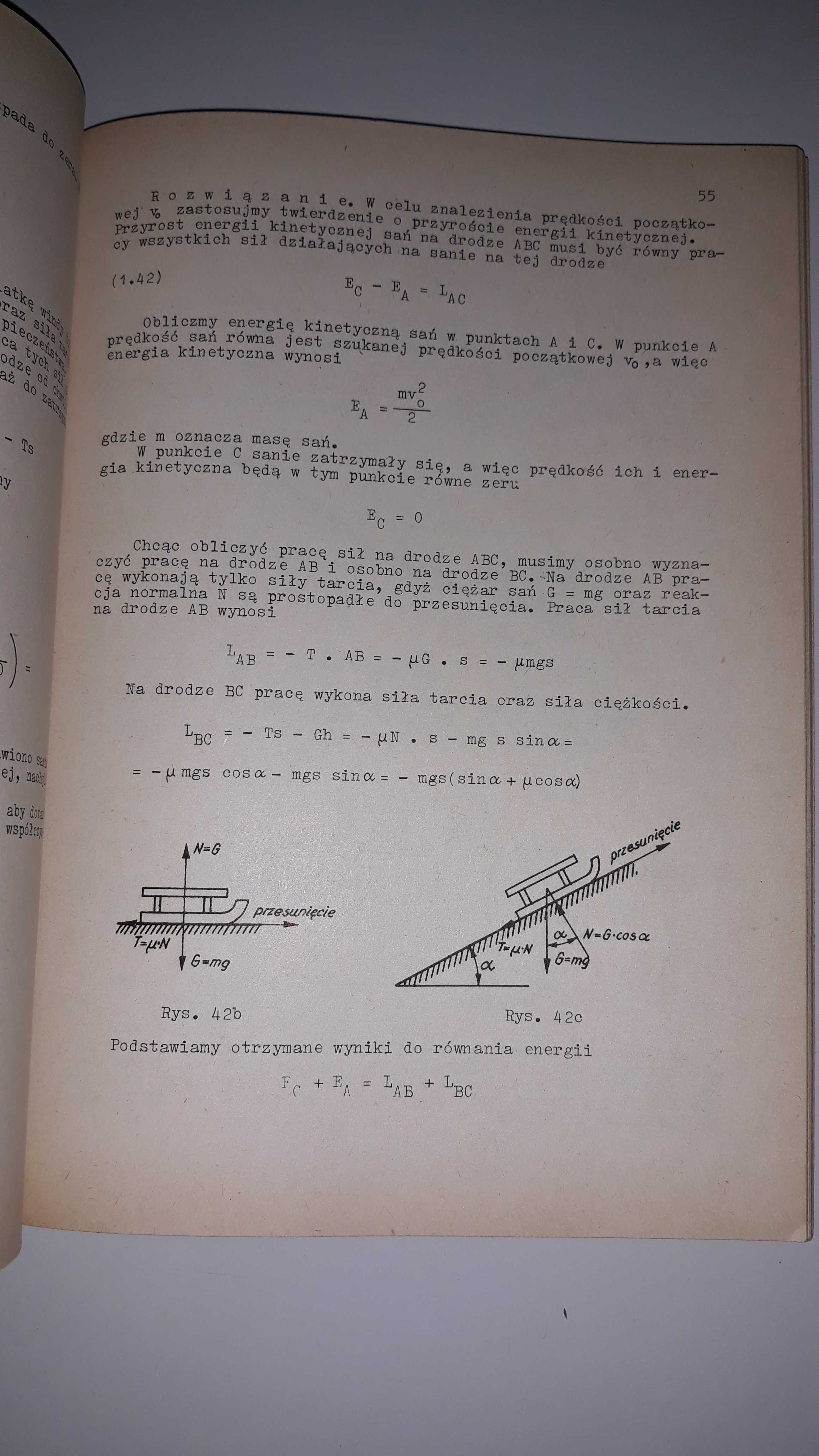 Zbiór zadań z mechaniki. Część III. Dynamika. Redakcja J. Leyko. 1969