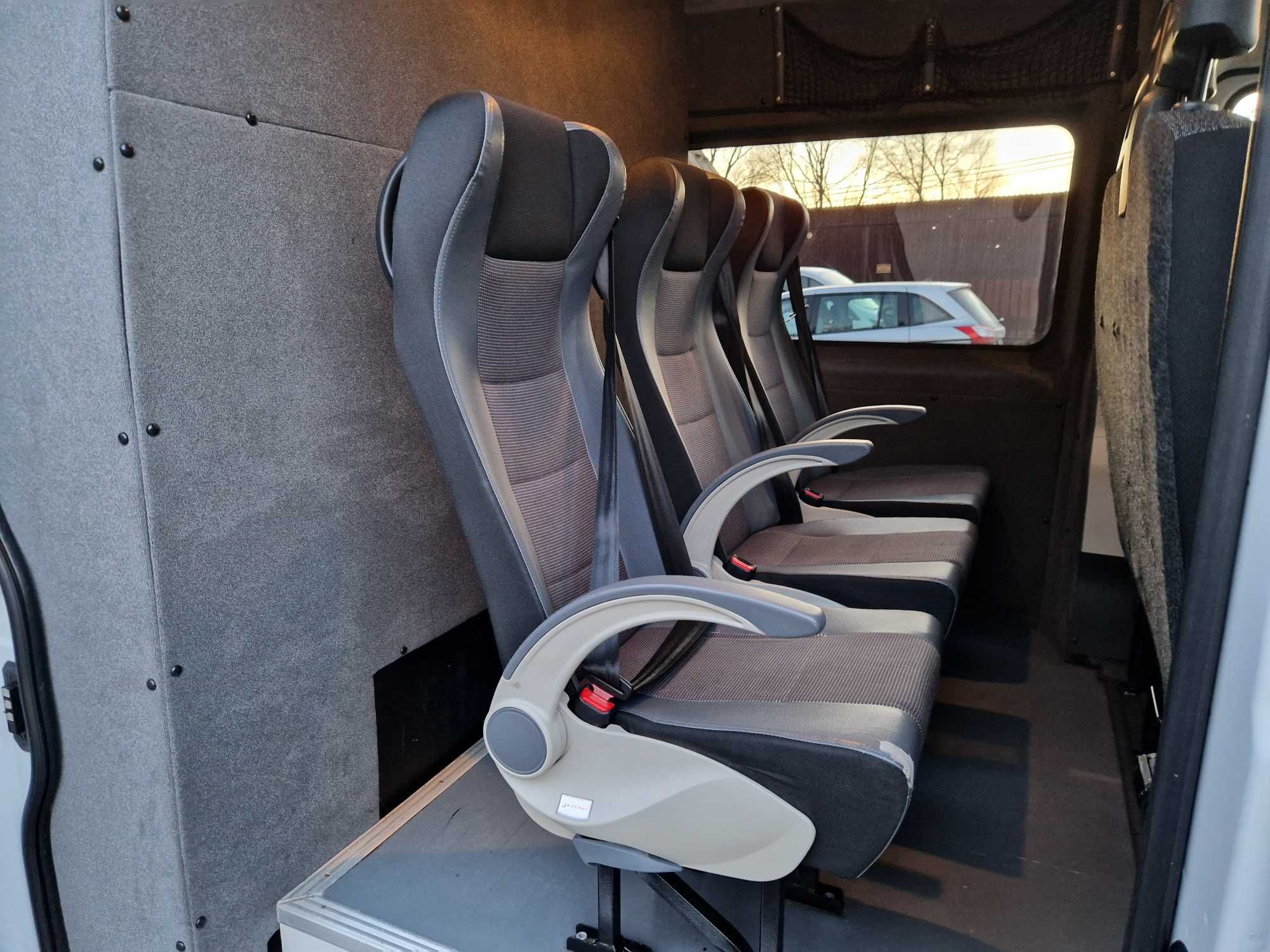 Fiat Ducato Furgon 6 Osób L3H2 Brygadówka Krajowy 1 Wł Hak F-Vat 23%