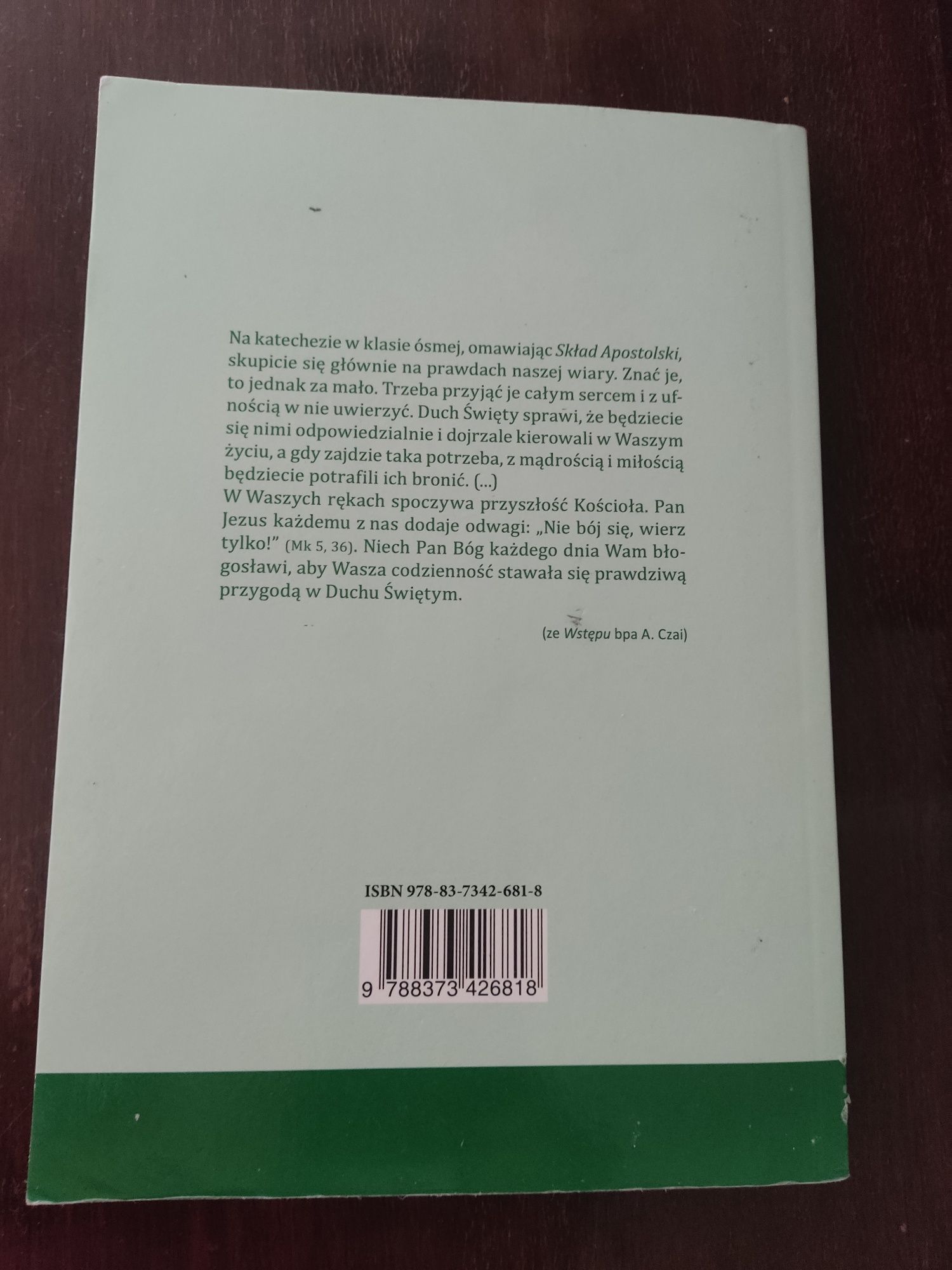 Podręcznik do religii kl.8 "Codzienność uczniów Jezusa -Zbawiciela"