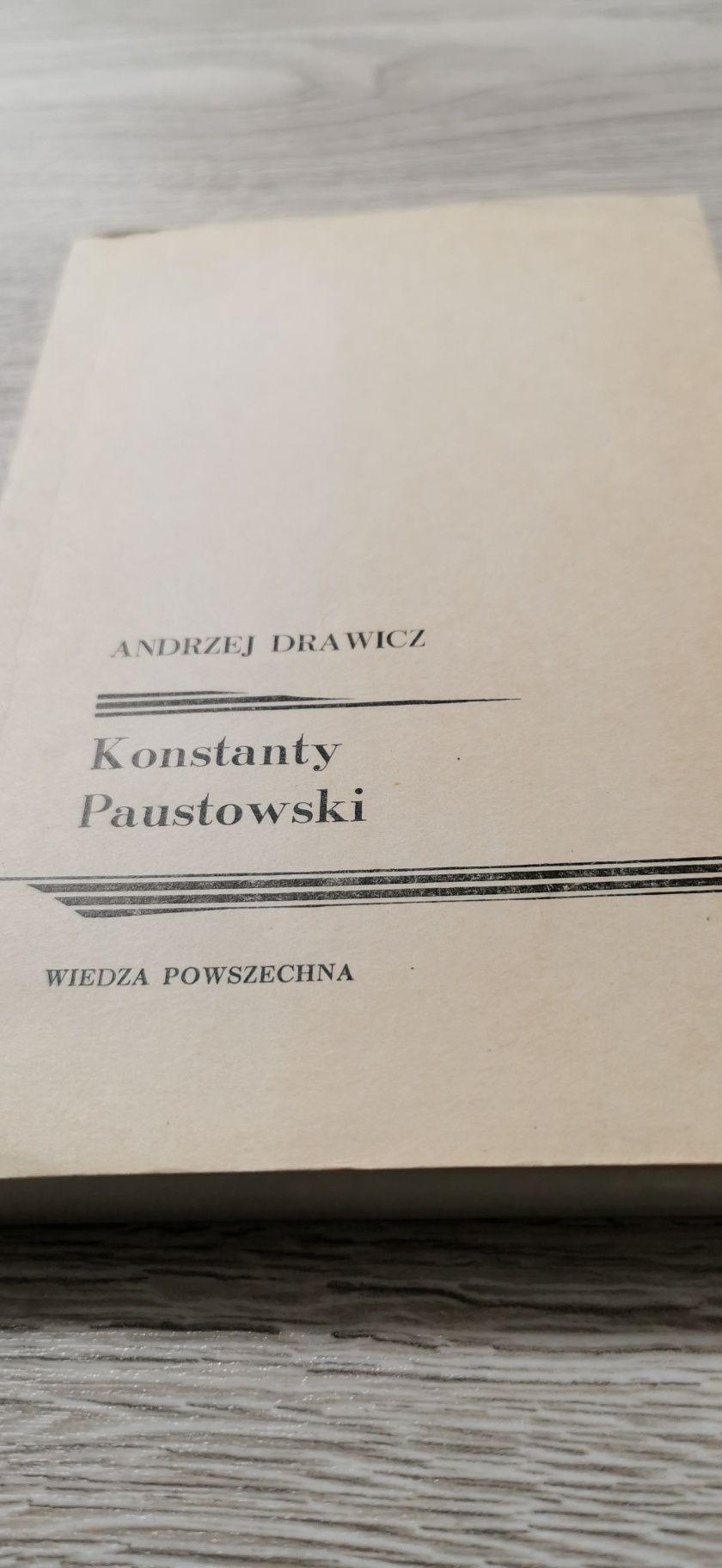 Konstanty Paustowski Andrzej Drawicz