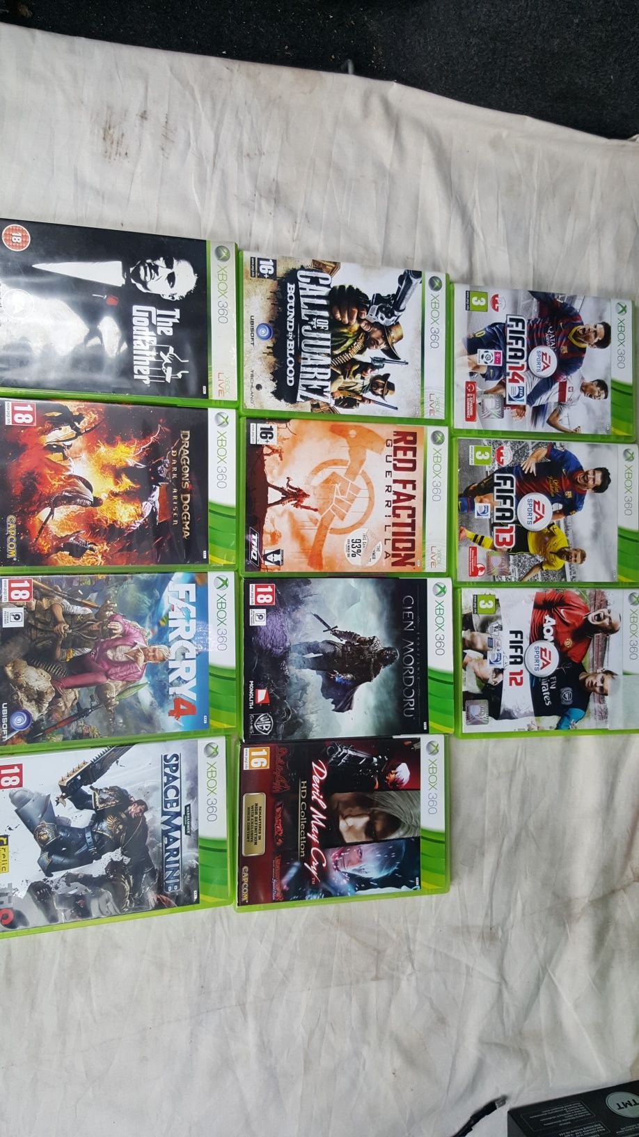 Gry xbox 360  zestaw i pojedynczo