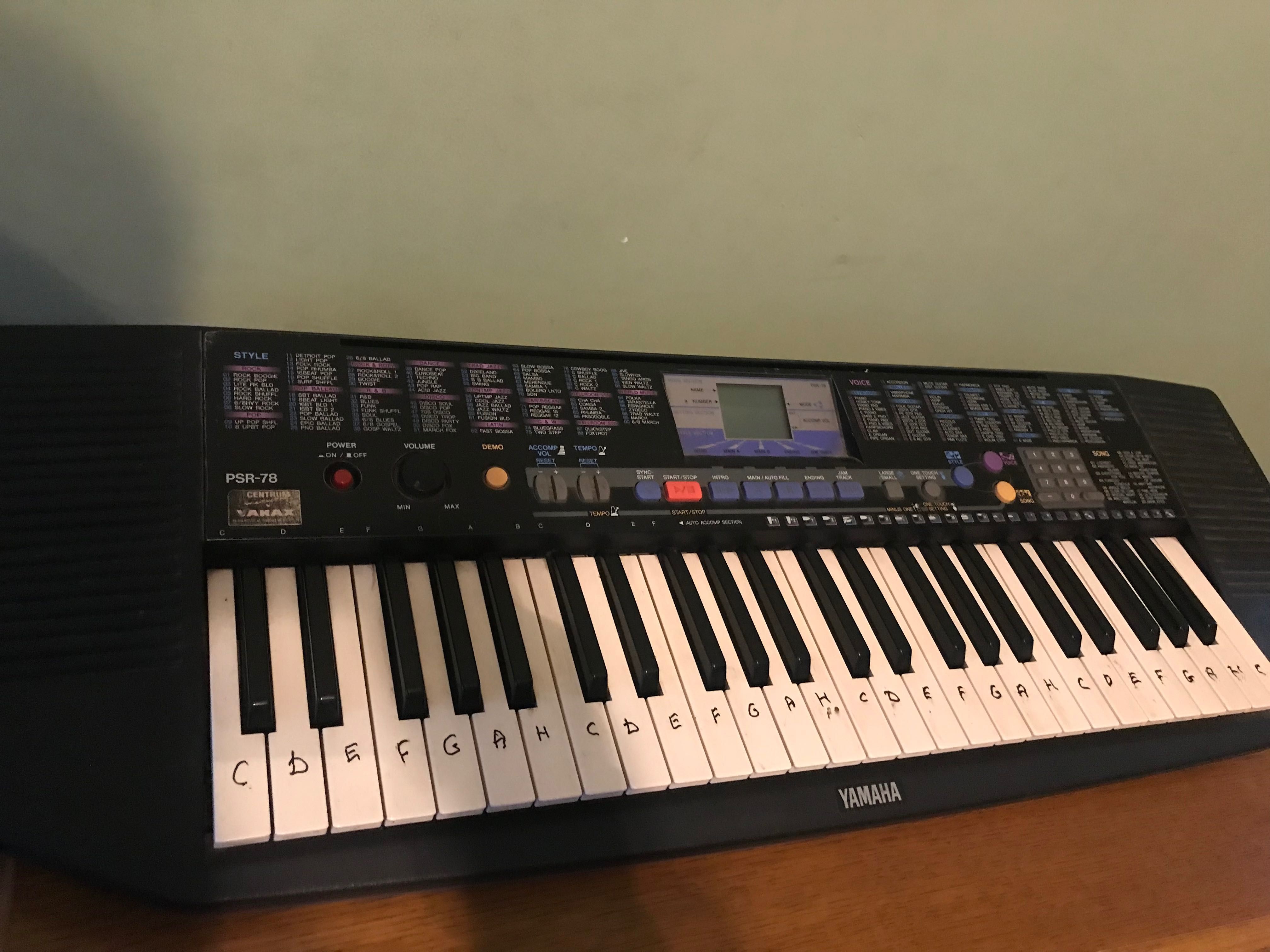 Keyboard Yamaha PSR-78