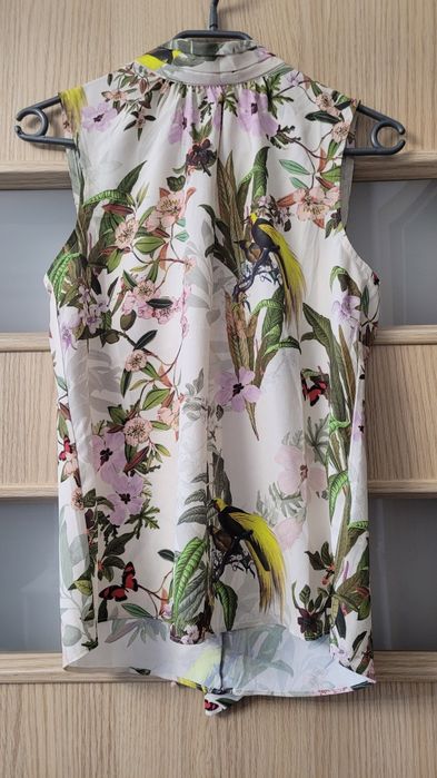 Bluzka letnia wiązana na szyi H&M 34