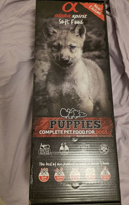 Alpha spirit puppies półwilgotna karma dla szczeniaka 39 tacek