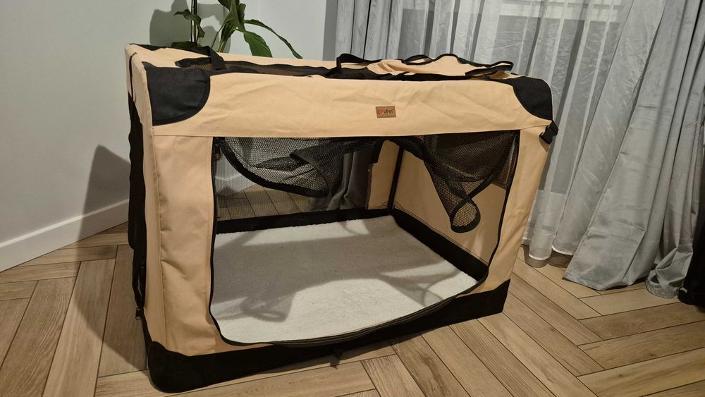 Kennel materiałowy, klatka kennelowa xxxl duża, transporter składany