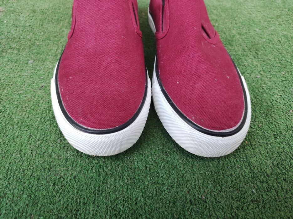 Мокасини aesd 41 бордовий колір