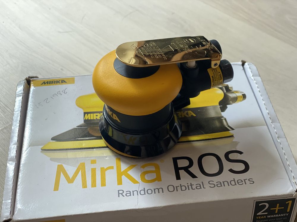 Mirka ros 325 нова шліфмашинка пневматична