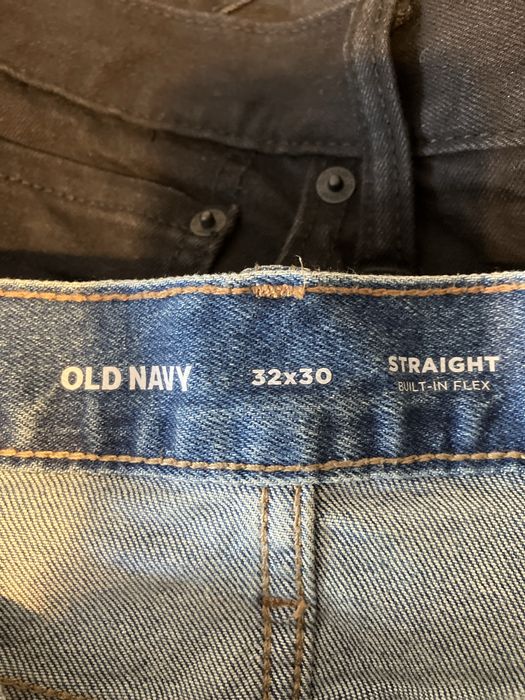 Calças Old navy azul ganga tamanho 32-30