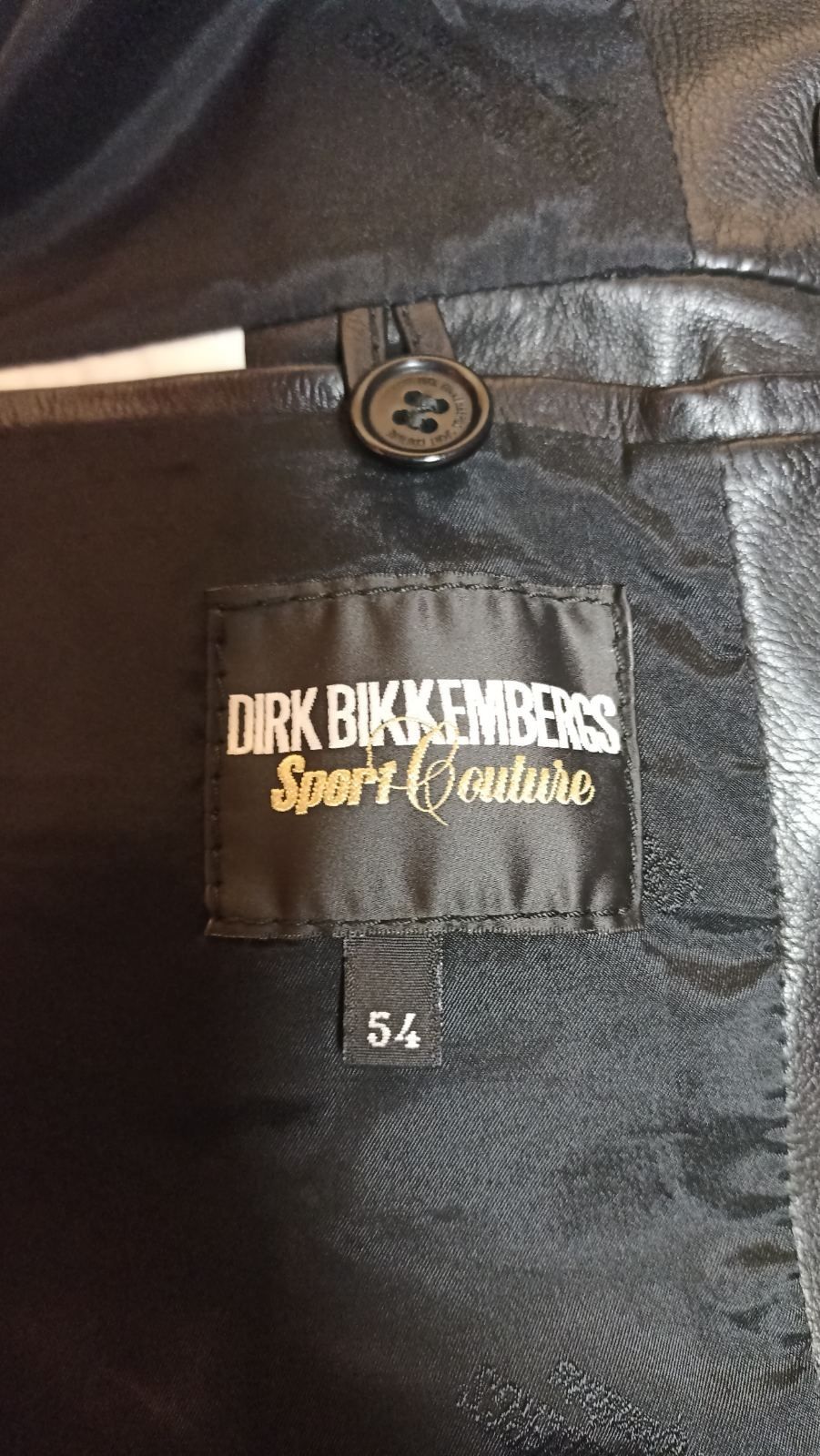 Куртка шкіряна Dirk Bikkembergs