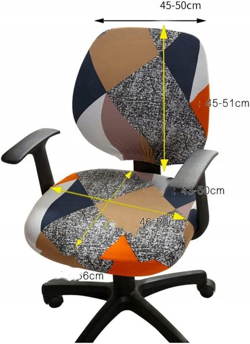 Nakładka pokrowiec na krzesło biurowe CZYTAJ OPIS!