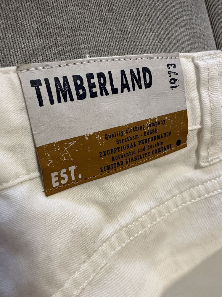 Шорти Timberland тоненький джинс білий для хлопчика