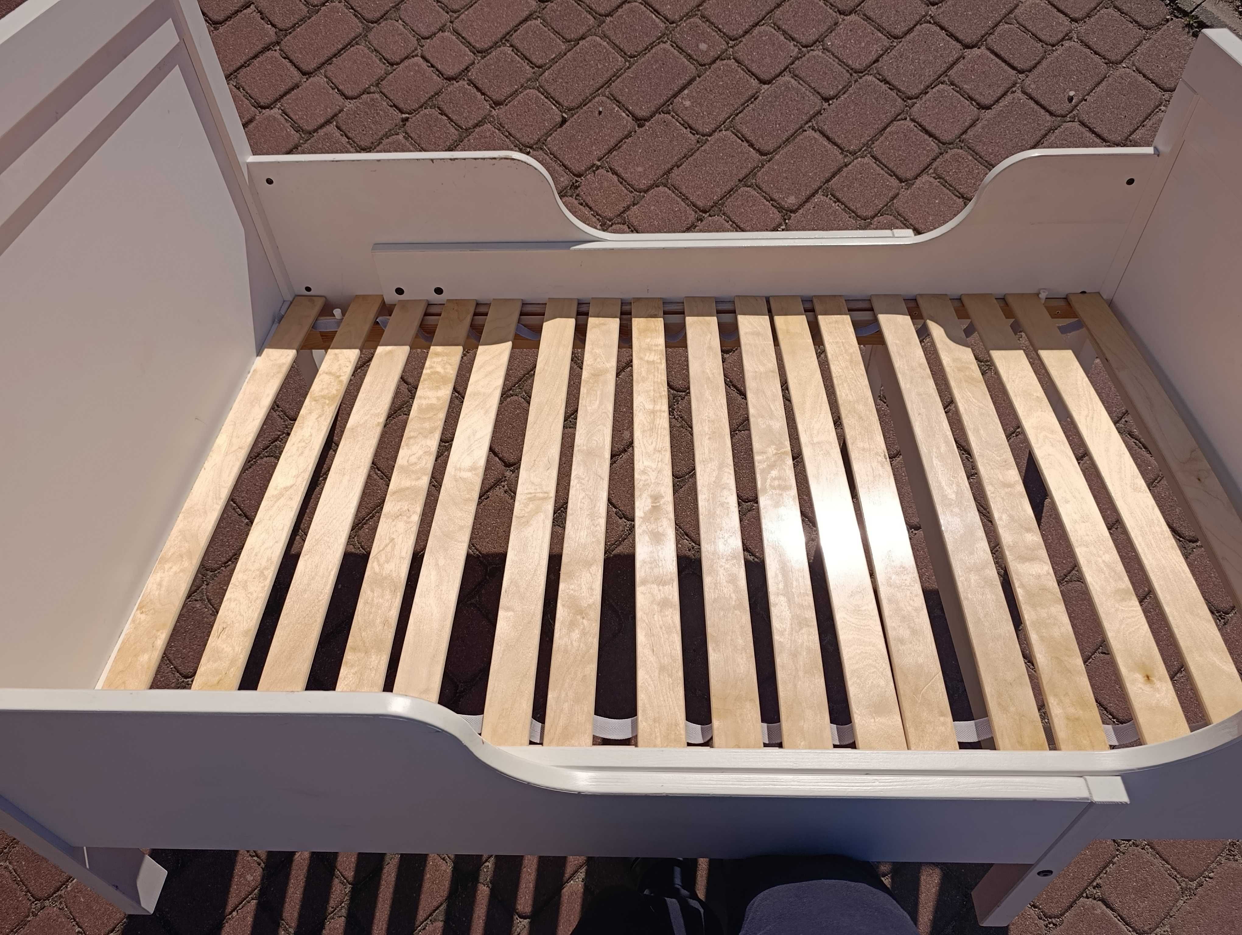 Łóżko IKEA SUNDVIK rozsuwane białe 80x200 cm bez materaca