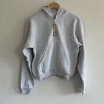 Skims Fleece Cotton Zip Hoodie, класичнн зіп-худі