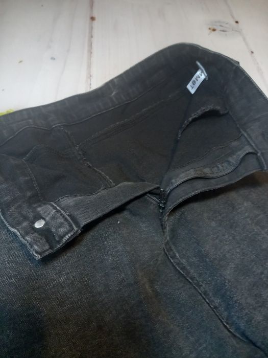 Джинси карго палаццо широкі штани графіт темно сірий 29р L 48