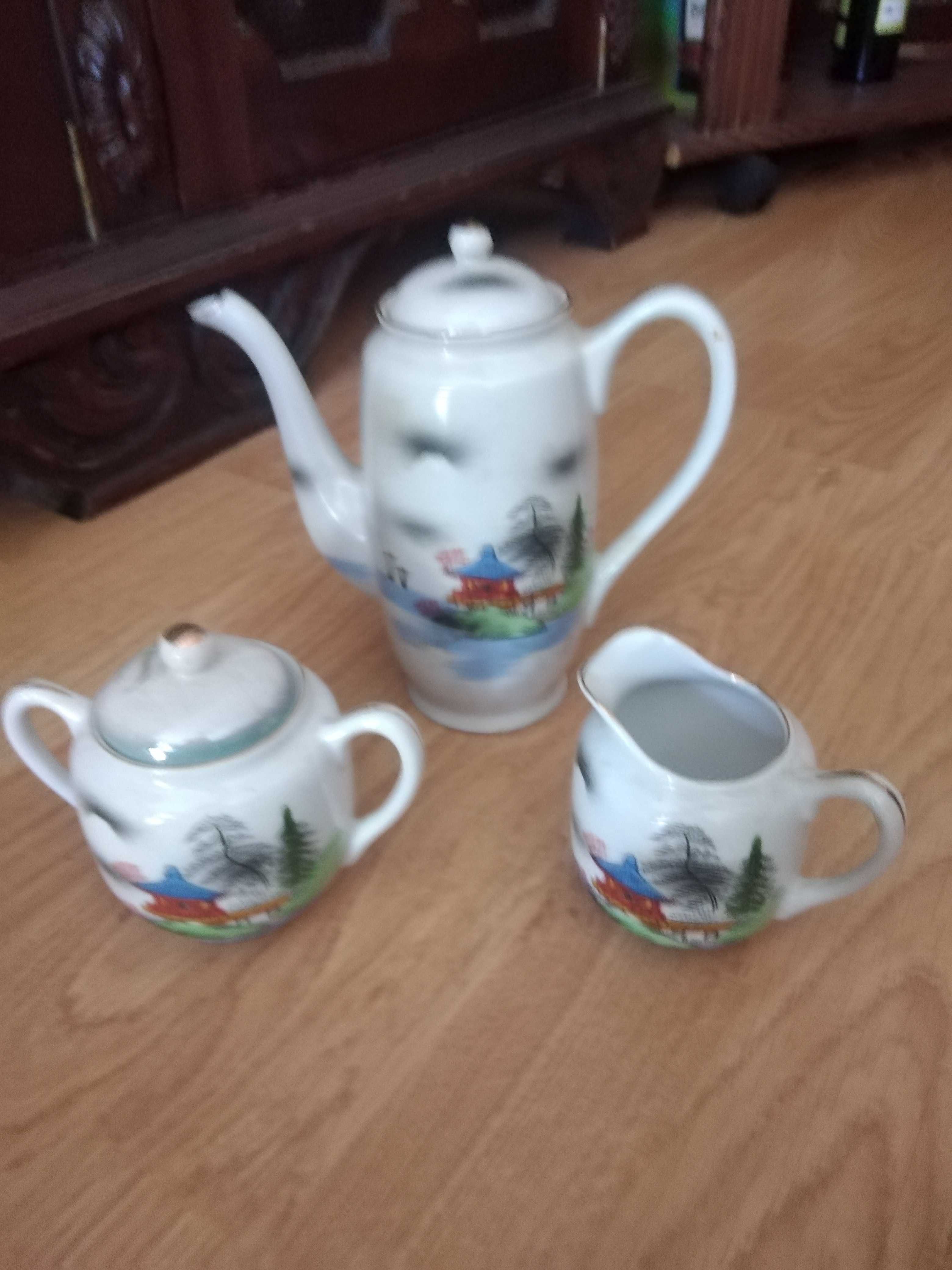 Serviço de café porcelana chinesa