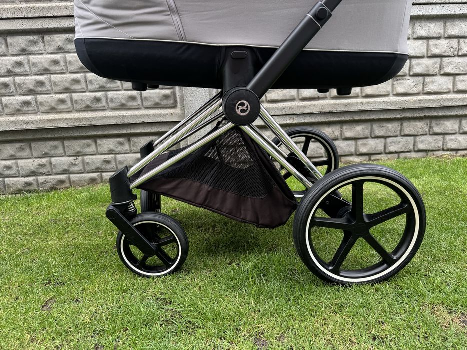 Cybex Priam 2.0 Soho Grey / Chrome Brown ( Gondola + Stelaż )