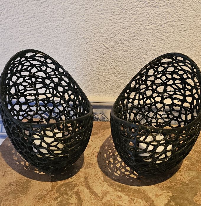 2 estatuetas de Velas - 3 D