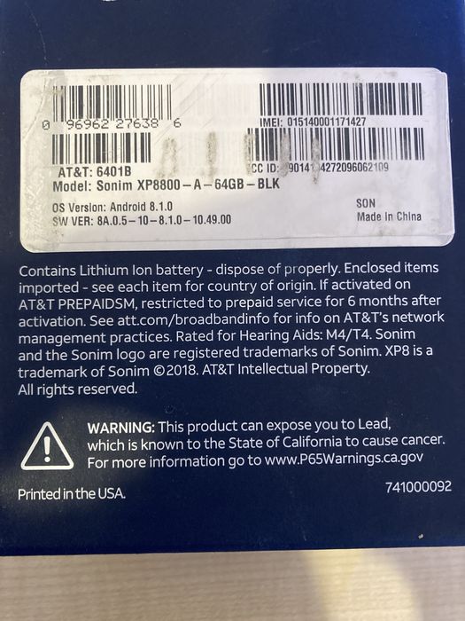 Sonim XP8 XP8800 4/64