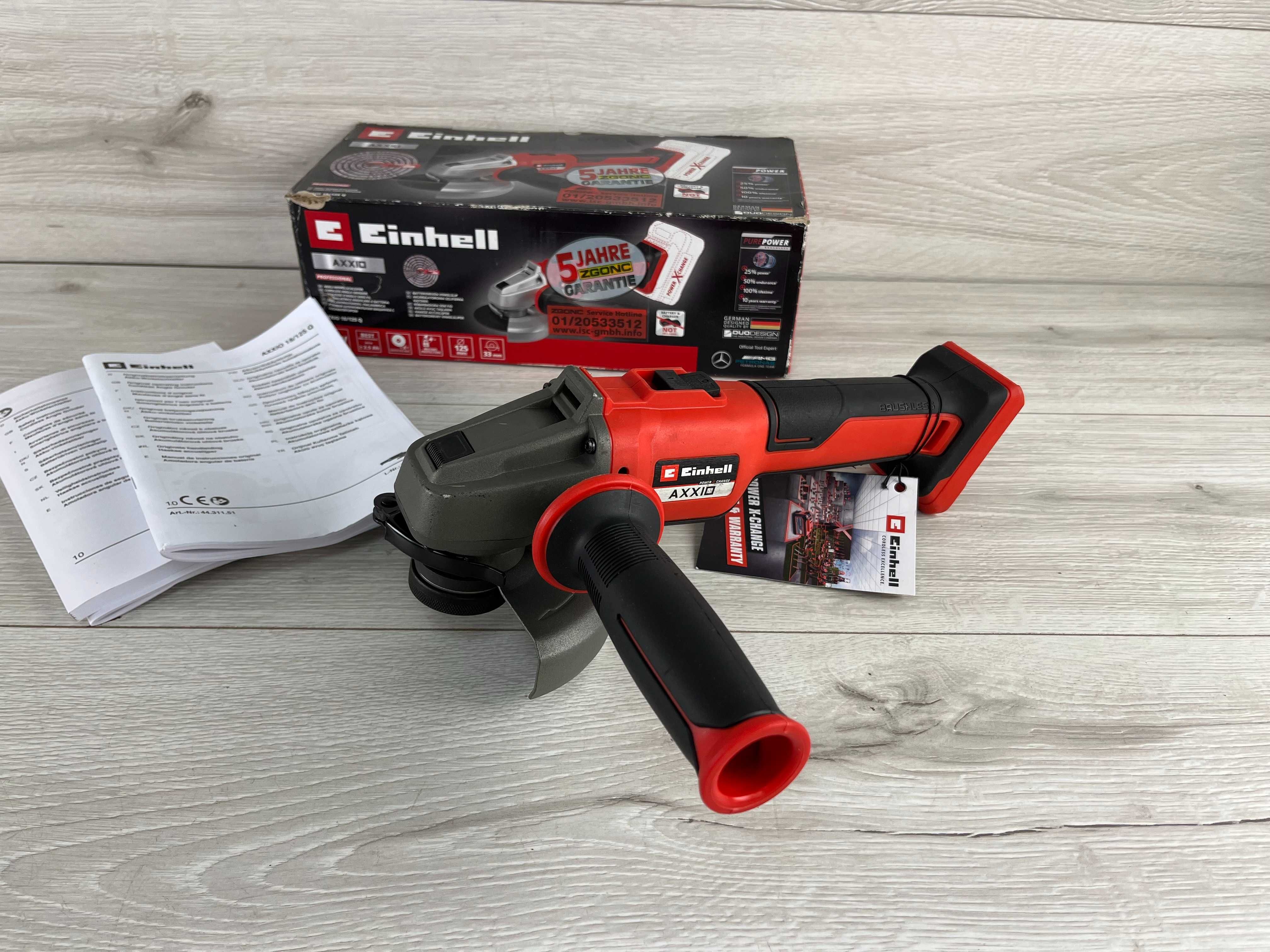 Акумуляторна болгарка einhell  18V 125мм круг