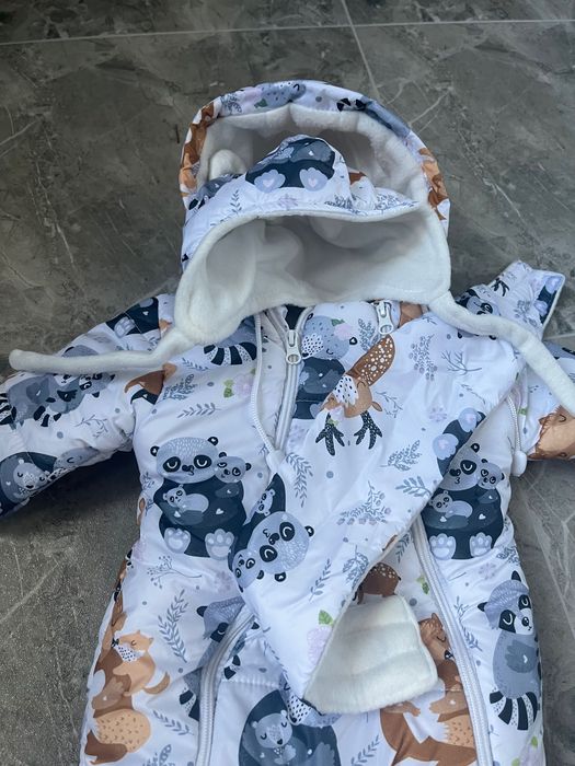 Теплий зимовий комбінезон