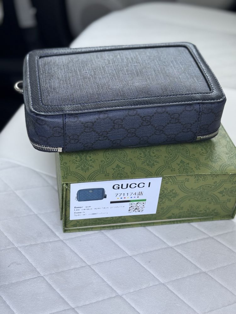 Стильна чоловіча мужская сумка барсетка Gucci