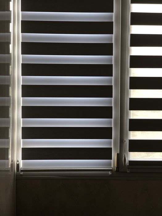 Рулонные шторы на все виды окон. Тканевые ролеты, жалюзи день ночь