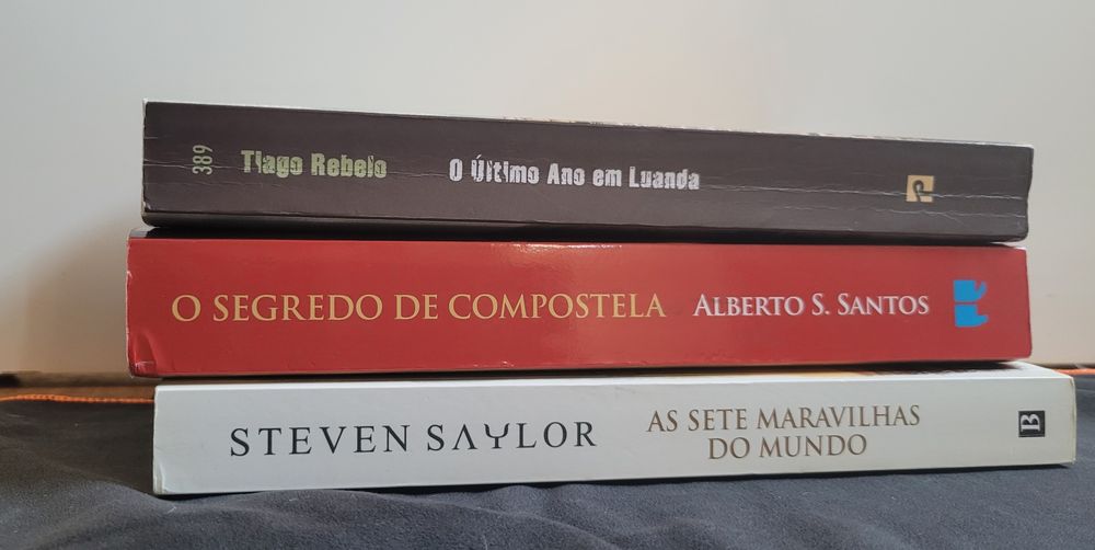 5 livros de romance e espionagem por 15€