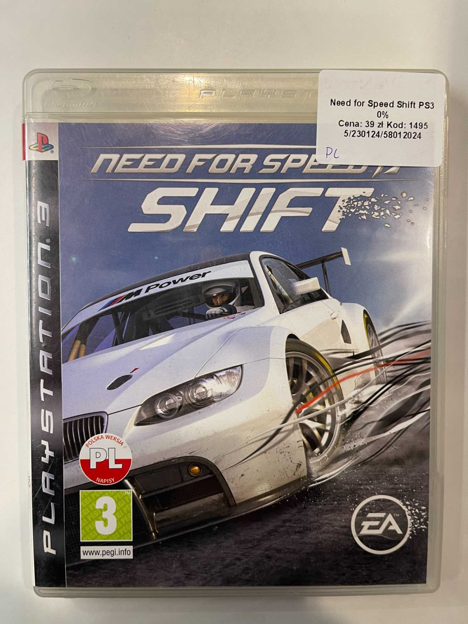 Need for Speed Shift Ps3 Playstation 3