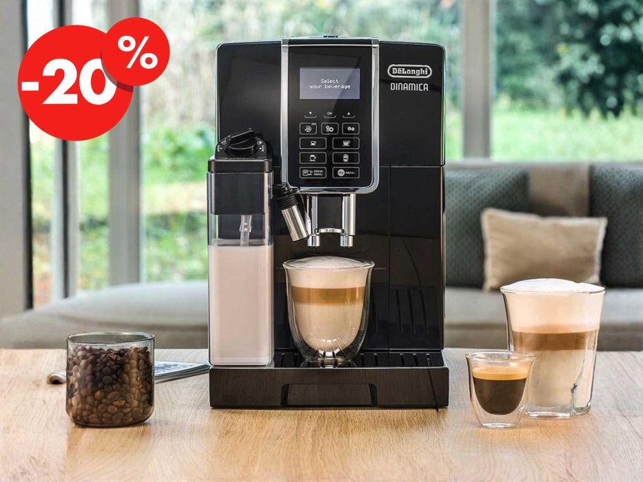 De'Longhi ECAM Automatyczny Ekspres Ciśnieniowy 1450W Czarny - OKAZJA