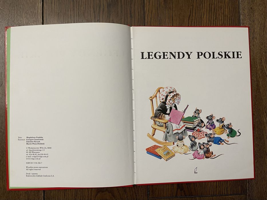 Legendy polskie. Piękne wydanie, ilustracje, duży format